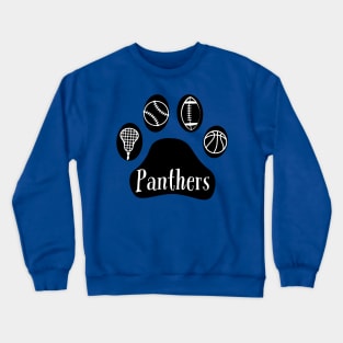 Panthers sports paw Crewneck Sweatshirt